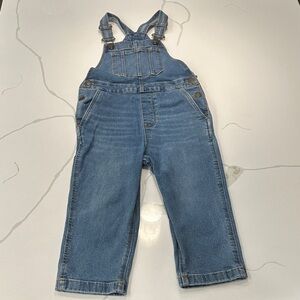Little Co by lauren conrad blue denim overalls size 4T 💙👖